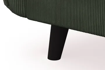 Trend Lyx 4-personers Venstrevendt L-formet Chaiselongsofa i Manchester - Mørkegrøn - Møbler - Sofaer - Sofa med chaiselong
