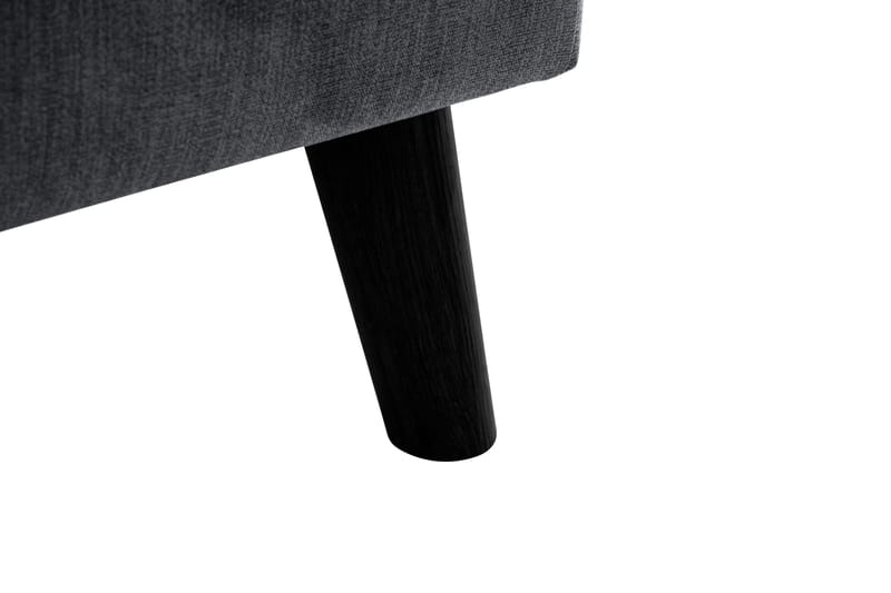 Trend Lyx 4-personers Venstrevendt L-formet Chaiselongsofa i Stof - Mørkegrå - Møbler - Sofaer - Sofa med chaiselong - 4 personers sofa med chaiselong