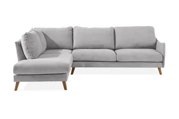 Trend Lyx 4-personers Venstrevendt L-formet Chaiselongsofa i Stof