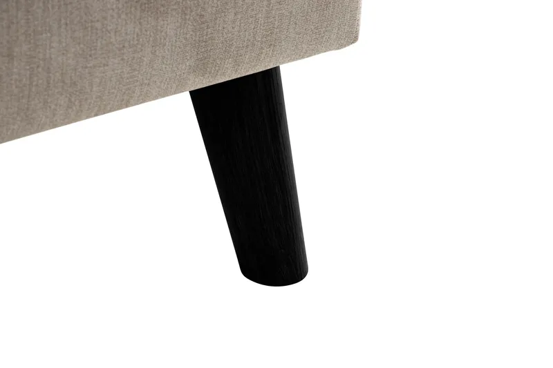 Trend Lyx 4-personers Højrevendt L-formet Chaiselongsofa i Stof - Beige - Møbler - Sofaer - Sofa med chaiselong - 4 personers sofa med chaiselong