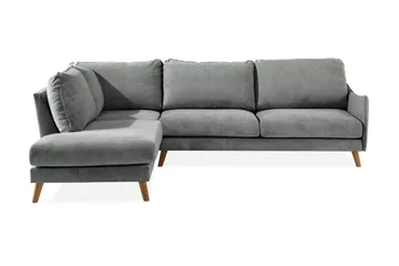 Trend Lyx 4-personers Venstrevendt L-formet Chaiselongsofa i Stof