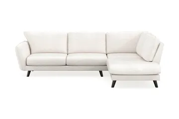 Trend Lyx Chaiselongsofa Højre - Hvid - Møbler - Sofaer - Sofa med chaiselong