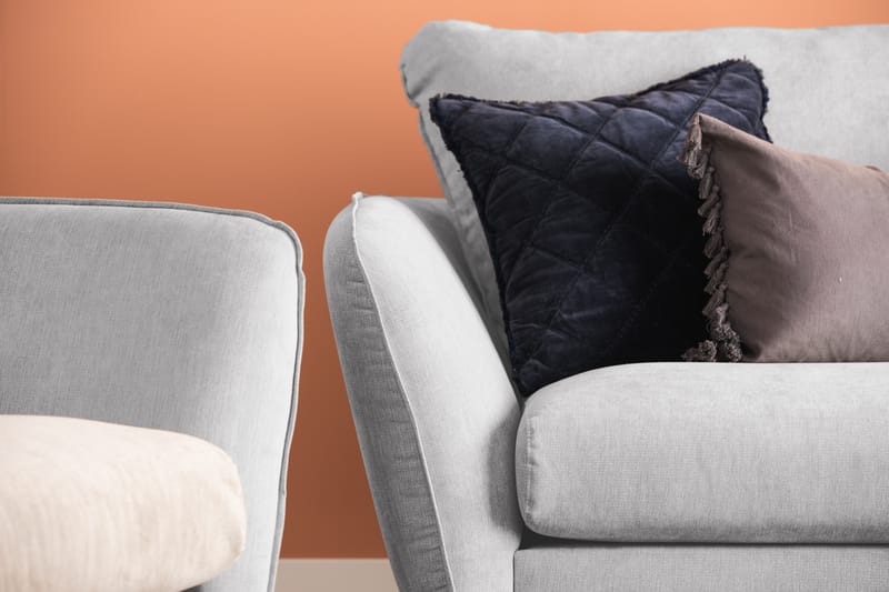 Trend Lyx Chaiselongsofa Højre - Lysegrå - Møbler - Sofaer - Sofa med chaiselong