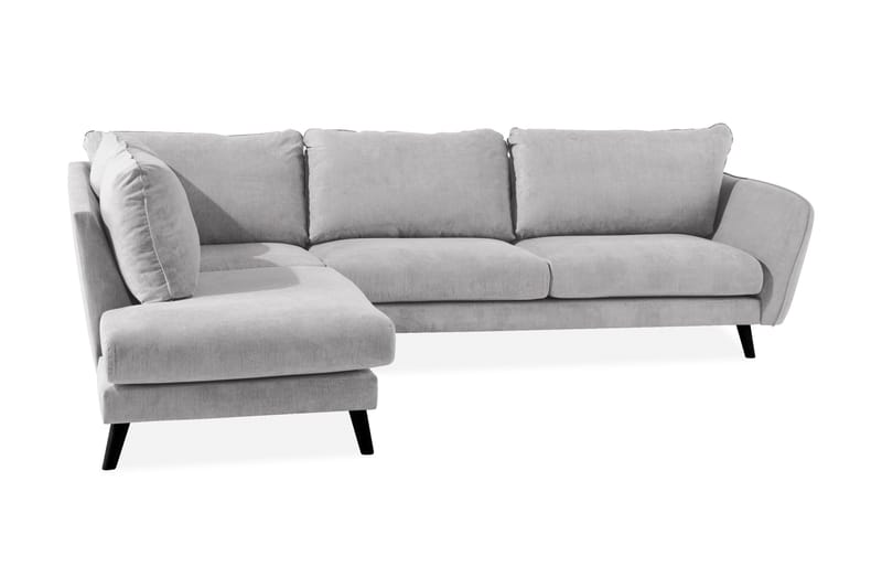 Trend Lyx Chaiselongsofa Venstre - Lysegrå - Møbler - Sofaer - Sofa med chaiselong - 4 personers sofa med chaiselong