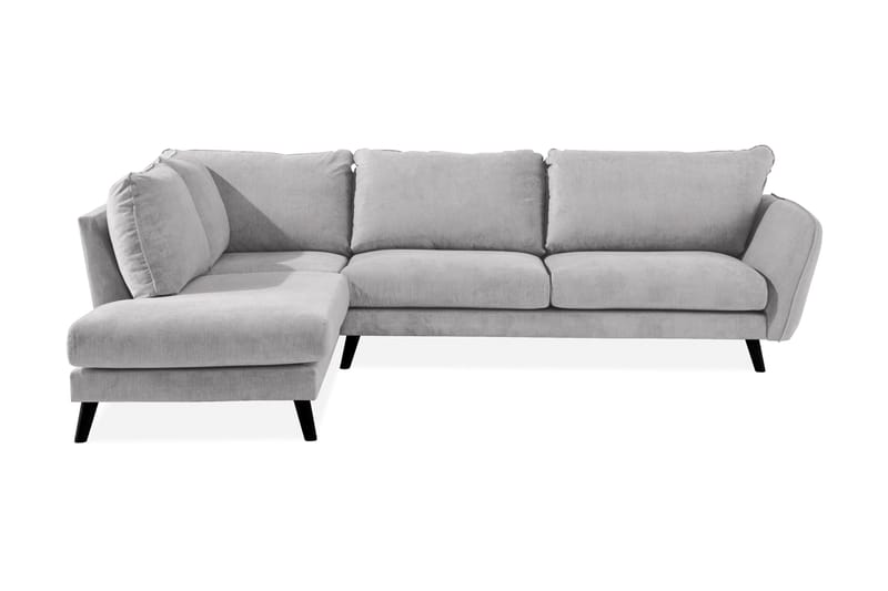 Trend Lyx Chaiselongsofa Venstre - Lysegrå - Møbler - Sofaer - Sofa med chaiselong - 4 personers sofa med chaiselong