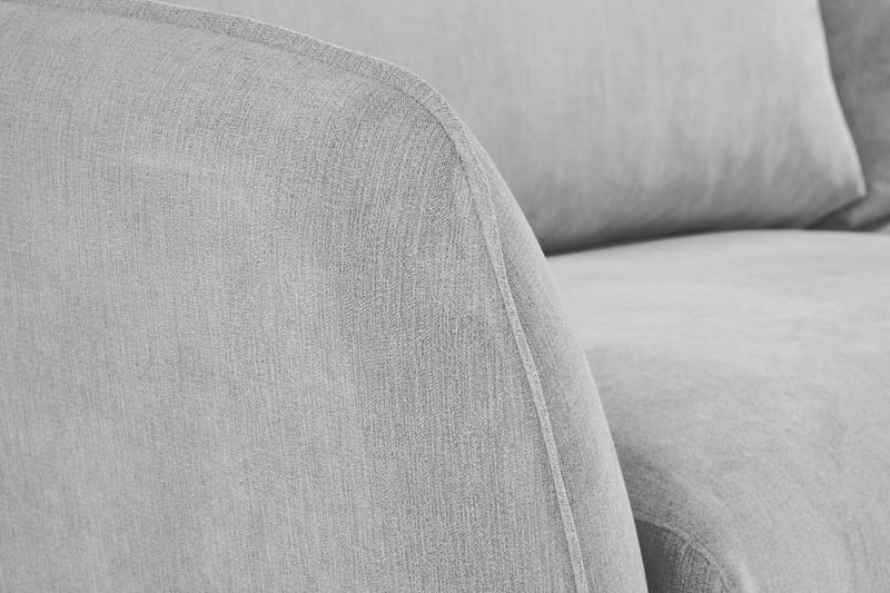 Trend Lyx Chaiselongsofa Venstre - Lysegrå/Eg - Møbler - Sofaer - Sofa med chaiselong