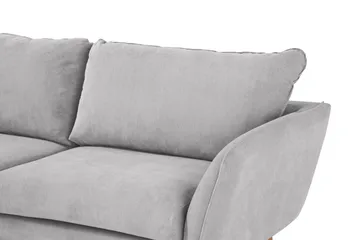 Trend Lyx Chaiselongsofa Venstre - Lysegrå/Eg - Møbler - Sofaer - Sofa med chaiselong
