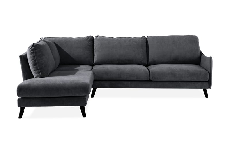 Trend Lyx Chaiselongsofa Venstre - Mørkegrå - Møbler - Sofaer - Sofa med chaiselong - 4 personers sofa med chaiselong