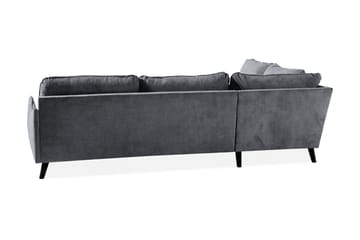 Trend Lyx Chaiselongsofa Venstre - Mørkegrå - Møbler - Sofaer - Sofa med chaiselong