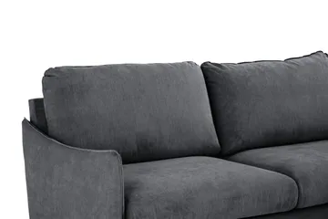 Trend Lyx Chaiselongsofa Venstre - Mørkegrå/Eg - Møbler - Sofaer - Sofa med chaiselong