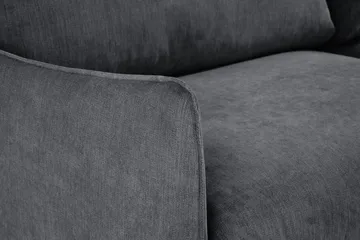 Trend Lyx Chaiselongsofa Venstre - Mørkegrå/Eg - Møbler - Sofaer - Sofa med chaiselong