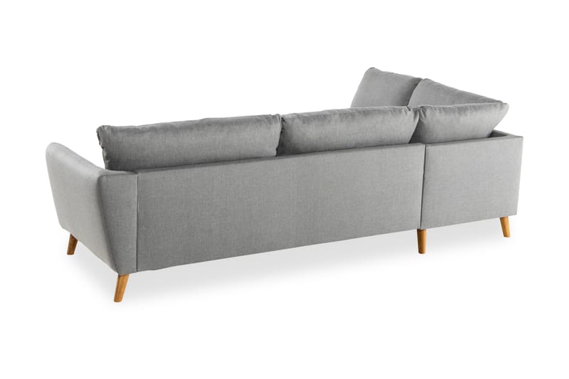 Trend Sofa 3-Pers. med Chaiselong Venstre - Lysegrå - Sofa med chaiselong - 3 personers sofa med chaiselong
