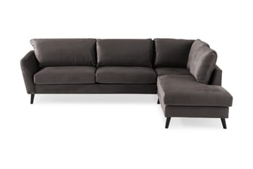 Trend Sofa 3-Pers. med Chaiselong Højre Velour