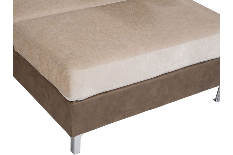 Truro Hjørnesofa Chaiselong Højre - Brun - Møbler - Sofaer - Velour sofaer