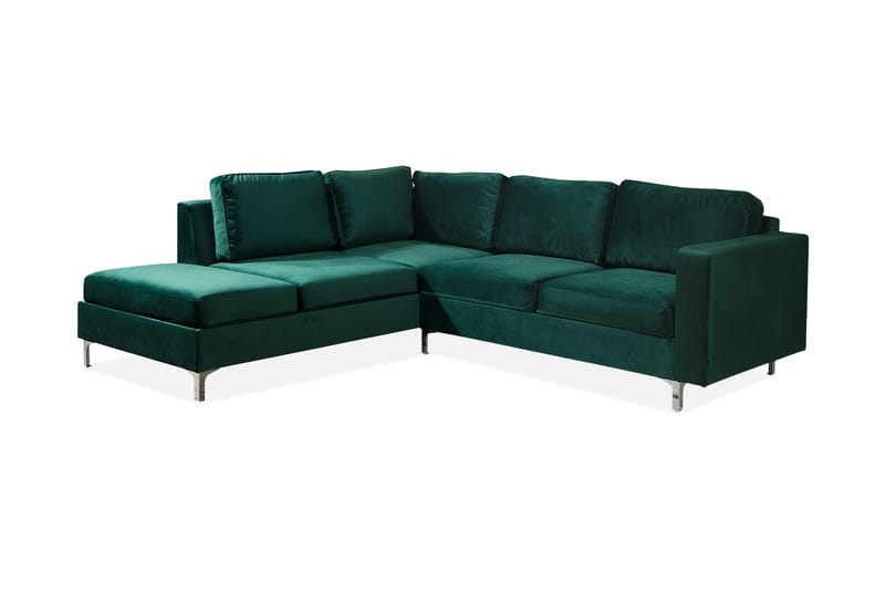 Truro Hjørnesofa Chaiselong Venstre - Grøn - Møbler - Sofaer - Sofa med chaiselong