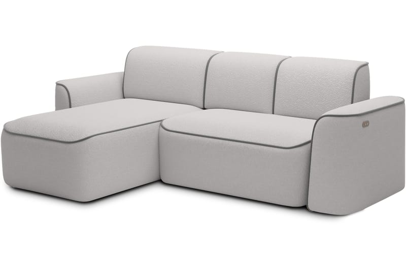 Ume 4-personers Sofa med Chaiselong - Grå - Møbler - Sofaer - Sofa med chaiselong