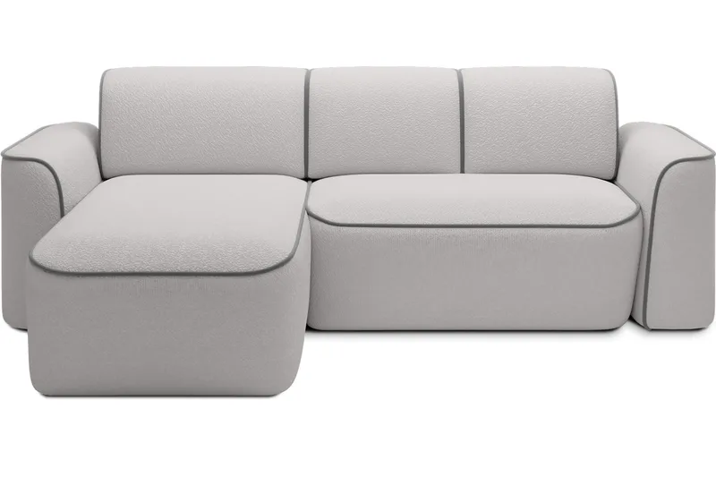 Ume 4-personers Sofa med Chaiselong - Grå - Møbler - Sofaer - Sofa med chaiselong