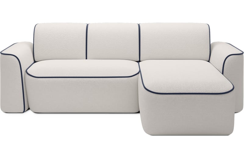 Ume 4-personers Sofa med Divan, Hvid