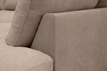 Valencia Ekstra Dyb 4-personers Sofa med Chaiselong Højre - Mørkebrun - Møbler - Sofaer - Sofa med chaiselong