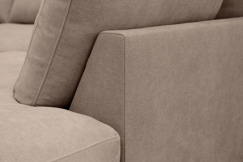 Valencia Ekstra Dyb 4-personers Sofa med Chaiselong Højre - Mørkebrun - Møbler - Sofaer - Sofa med chaiselong