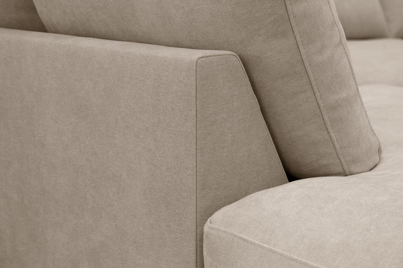 Valencia Ekstra Dyb 4-personers Sofa med Chaiselong Venstre - Brun - Møbler - Sofaer - Sofa med chaiselong