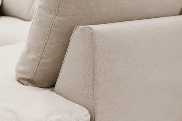 Valencia ekstra dyb 4-personers sofa med chaiselong til højre - Lysebrun - Møbler - Sofaer - Sofa med chaiselong