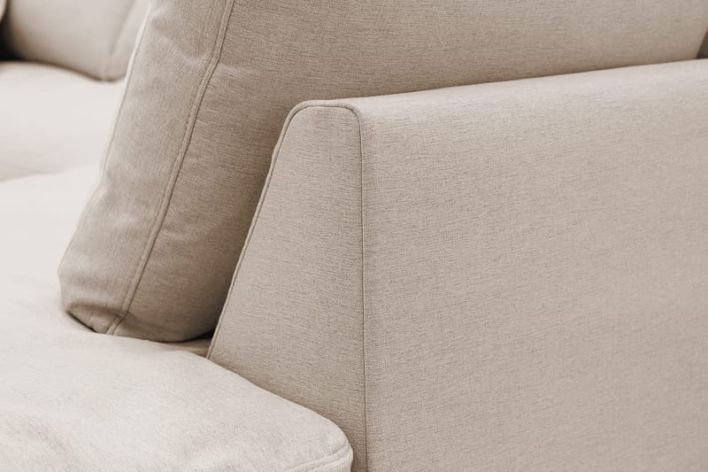 Valencia ekstra dyb 4-personers sofa med chaiselong til højre - Lysebrun - Møbler - Sofaer - Sofa med chaiselong
