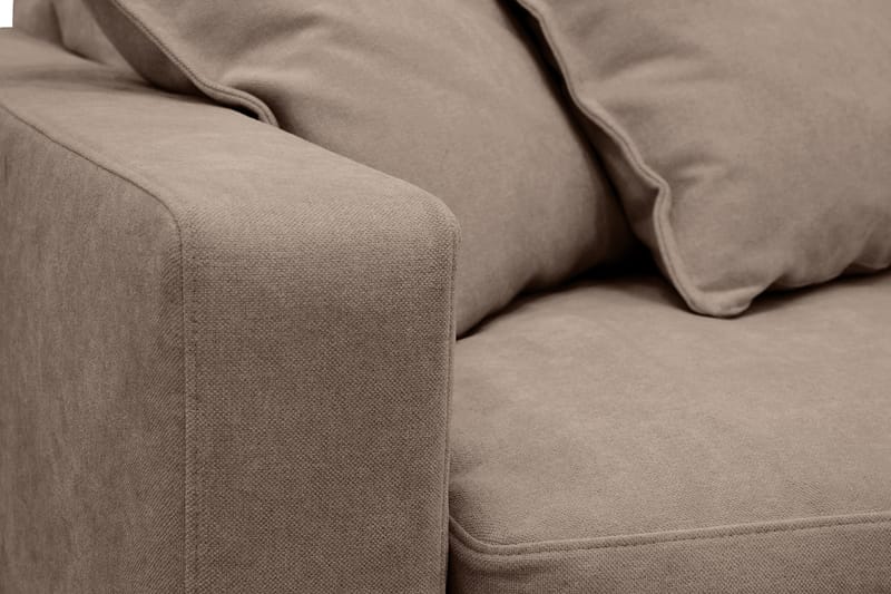 Valencia ekstra dyb 4-personers sofa med chaiselong til højre - Mørkebrun - Møbler - Sofaer - Sofa med chaiselong