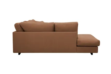 Valencia Ekstra Dyb 4-personers Sofa med Chaiselong Højre - Rustrødbrun - Møbler - Sofaer - Sofa med chaiselong