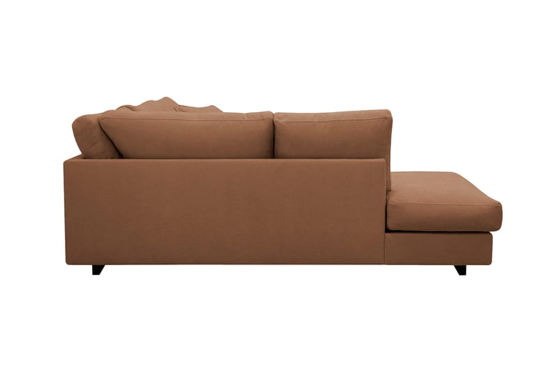 Valencia Ekstra Dyb 4-personers Sofa med Chaiselong Højre - Gulbrun - Møbler - Sofaer - Sofa med chaiselong