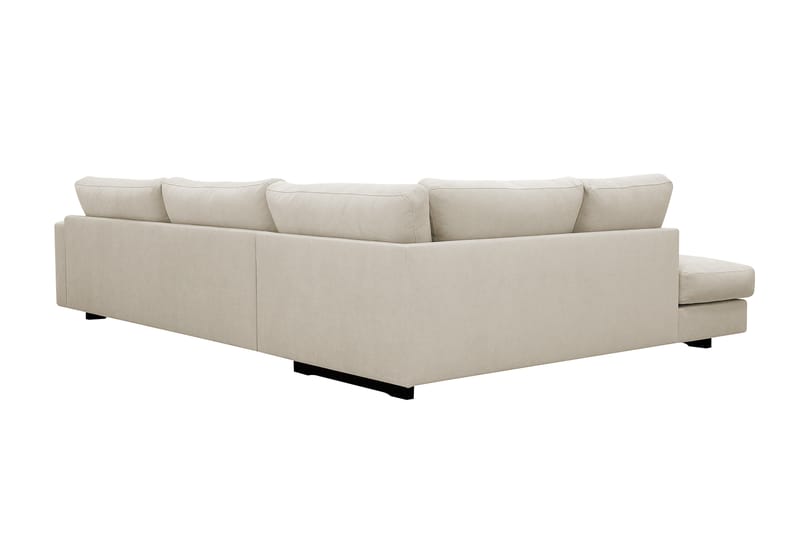 Valencia Ekstra Dyb 4-personers Sofa med Chaiselong Venstre - Beige - Møbler - Sofaer - Sofa med chaiselong