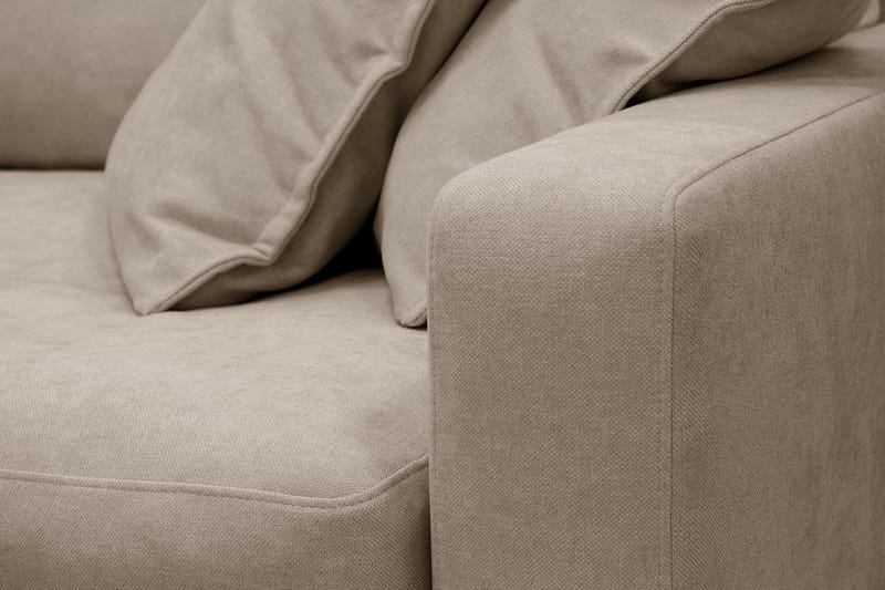 Valencia Ekstra Dyb 4-personers Sofa med Chaiselong Venstre - Brun - Møbler - Sofaer - Sofa med chaiselong