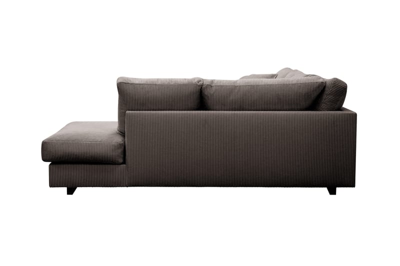 Valencia Ekstra Dyb 4-personers Sofa med Chaiselong Højre - Brun - Møbler - Sofaer - Sofa med chaiselong