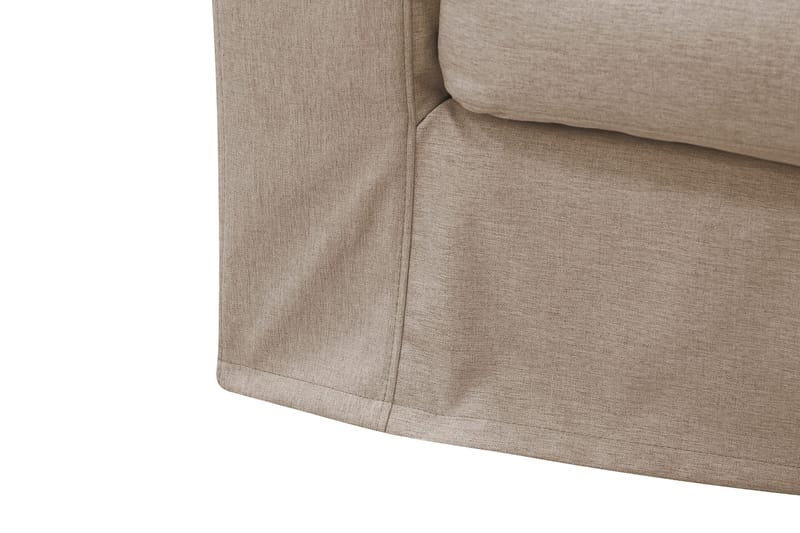 Valencia ekstra dyb 4-personers sofa med chaiselong til højre - Lysebrun - Møbler - Sofaer - Sofa med chaiselong