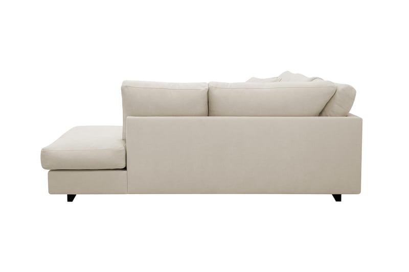 Valencia Ekstra Dyb 4-personers Sofa med Chaiselong Højre - Beige - Møbler - Sofaer - Sofa med chaiselong