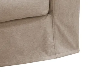 Valencia Ekstra dyb 4-personers sofa med chaiselong venstre - Lysebrun - Møbler - Sofaer - Sofa med chaiselong