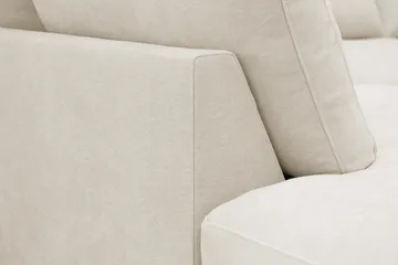 Valencia Ekstra Dyb 4-personers Sofa med Chaiselong Venstre - Beige - Møbler - Sofaer - Sofa med chaiselong