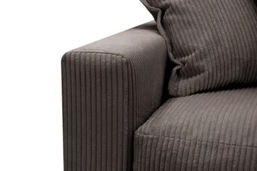 Valencia Ekstra Dyb 4-personers Sofa med Chaiselong Højre - Taupe - Møbler - Sofaer - Sofa med chaiselong