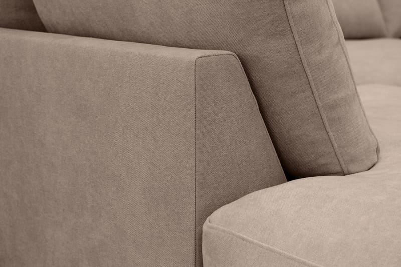 Valencia Ekstra Dyb 4-personers Sofa med Chaiselong Venstre - Mørkebrun - Møbler - Sofaer - Sofa med chaiselong