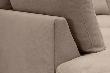 Valencia ekstra dyb 4-personers sofa med chaiselong til venstre - Mørkebrun - Møbler - Sofaer - Sofa med chaiselong