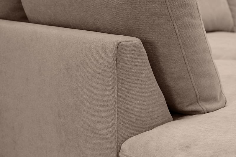 Valencia ekstra dyb 4-personers sofa med chaiselong til venstre - Mørkebrun - Møbler - Sofaer - Sofa med chaiselong