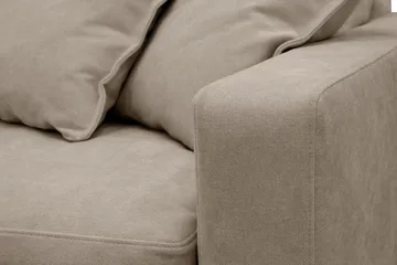 Valencia Ekstra dyb 4-personers sofa med chaiselong venstre - Brun - Møbler - Sofaer - Sofa med chaiselong