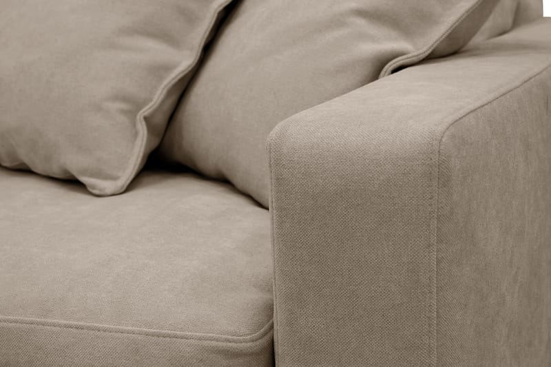 Valencia Ekstra dyb 4-personers sofa med chaiselong venstre - Brun - Møbler - Sofaer - Sofa med chaiselong