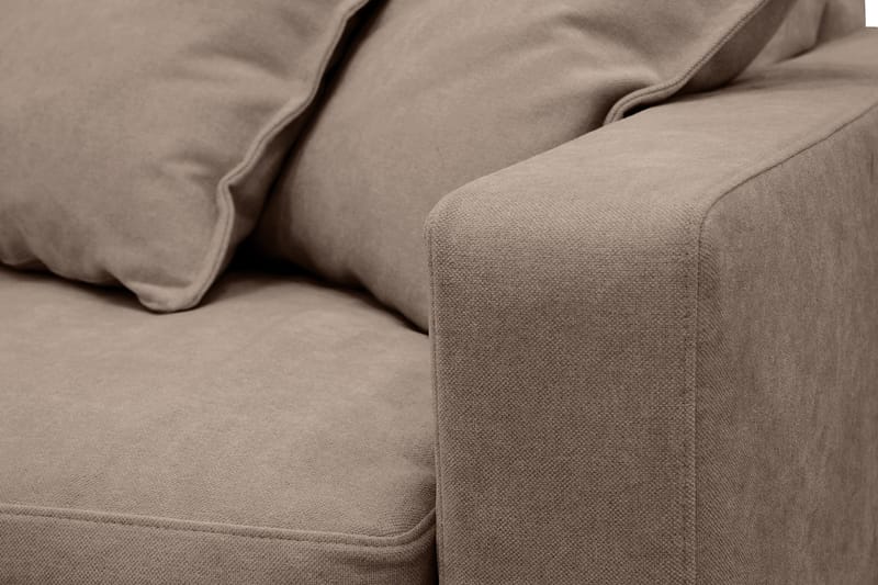 Valencia ekstra dyb 4-personers sofa med chaiselong til venstre - Mørkebrun - Møbler - Sofaer - Sofa med chaiselong