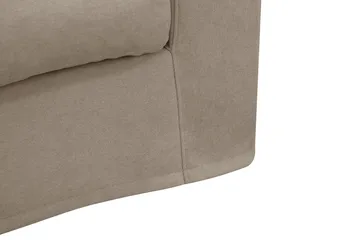 Valencia Ekstra dyb 4-personers sofa med chaiselong venstre - Brun - Møbler - Sofaer - Sofa med chaiselong