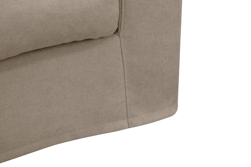 Valencia Ekstra dyb 4-personers sofa med chaiselong venstre - Brun - Møbler - Sofaer - Sofa med chaiselong