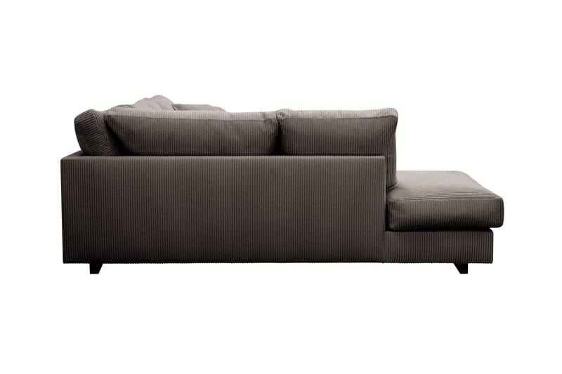 Valencia Ekstra Dyb 4-personers Sofa med Chaiselong Venstre - Brun - Møbler - Sofaer - Sofa med chaiselong
