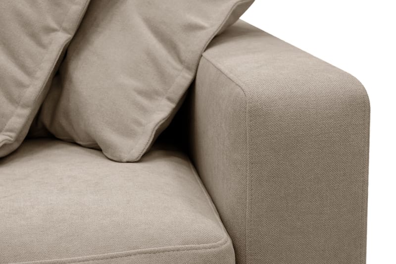 Valencia Ekstra Dyb 4-personers Sofa med Chaiselong Venstre - Brun - Møbler - Sofaer - Sofa med chaiselong