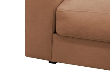 Valencia Ekstra Dyb 4-personers Sofa med Chaiselong Venstre - Rustrødbrun - Møbler - Sofaer - Sofa med chaiselong