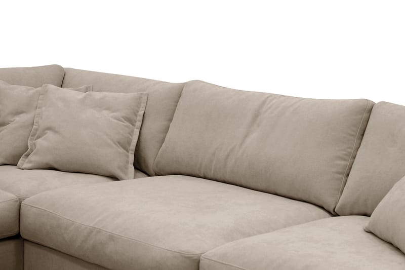 Valencia Ekstra Dyb 4-personers Sofa med Chaiselong Venstre - Brun - Møbler - Sofaer - Sofa med chaiselong